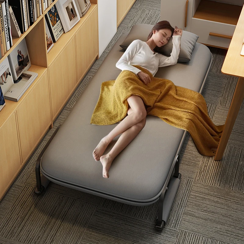 Bedroom Frame Bed Queen Single Loft Folding Luxury Massage Modern Floor Floating Design Metal Bed Girls Cama Home Furniture - Image 2