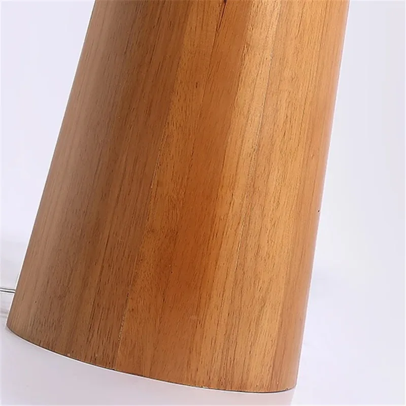 Tapered Oak Wood Floor Lamp Wabi-sabi Vintage Floor light for Living Room Bedroom Study Tea House Cafe Solid Wood table Lamp - Image 6
