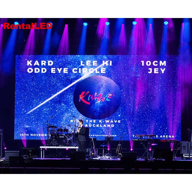 Rental 2mx1m Indoor Rental LED Video Wall Turnkey Solution P3.9 500x500mm LED Display Screen Stage Background For Church Event - Image 2