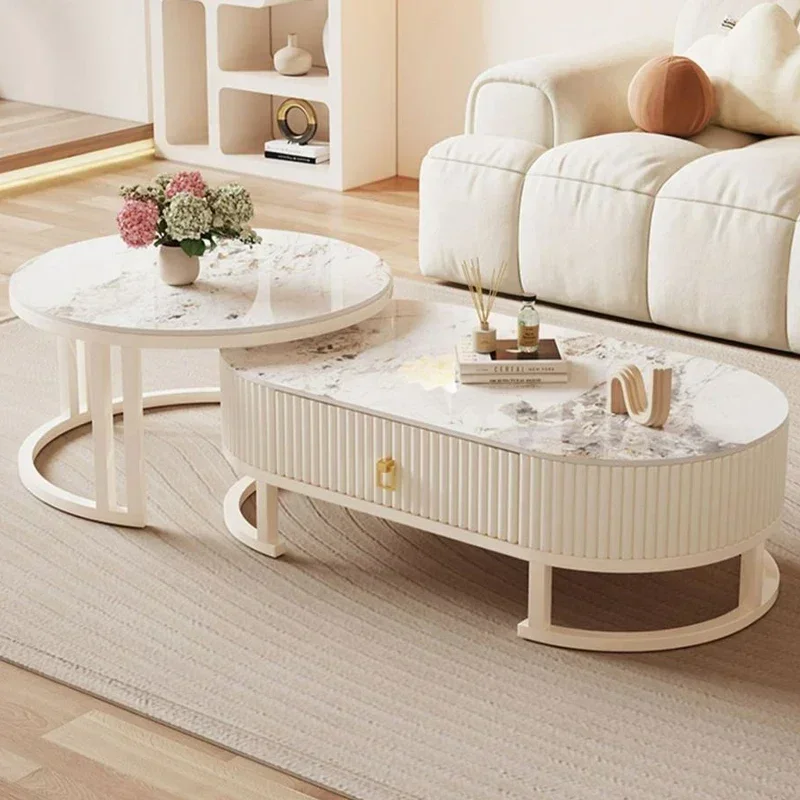 Accent Coffee Table Designer Stands Small Modern Table Console Salon Living Room Mobile Mesa De Centro De Sala Home Furniture - Image 3