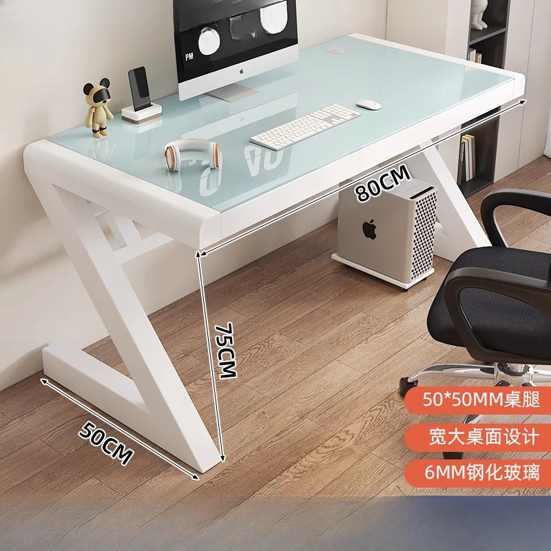 Glass Gaming Office Desks Computer Table Notebook Professional Office Desks Standing Household Escritorios Furniture MR50OD - Image 3