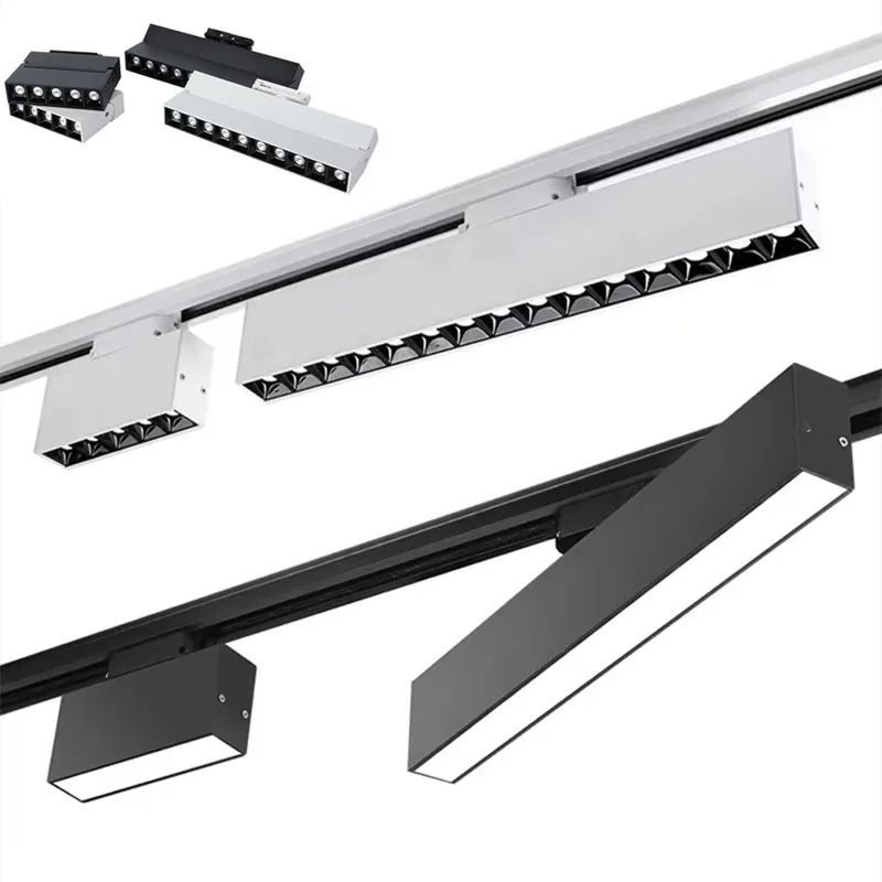 Modern Surface Mounted Track Lights LED Light Track Ceiling System Indoor Track Lighting AC85-265V Spotlight Track Flood Light - Image 3