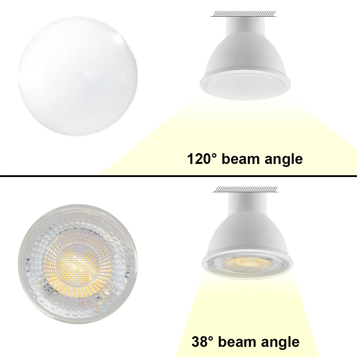 5-12PCS LED spot light GU10 AC220V AC120V LED energy saving bulb 3W 5W 6W 7W 8W You can replace the 50W halogen lamp - Image 2