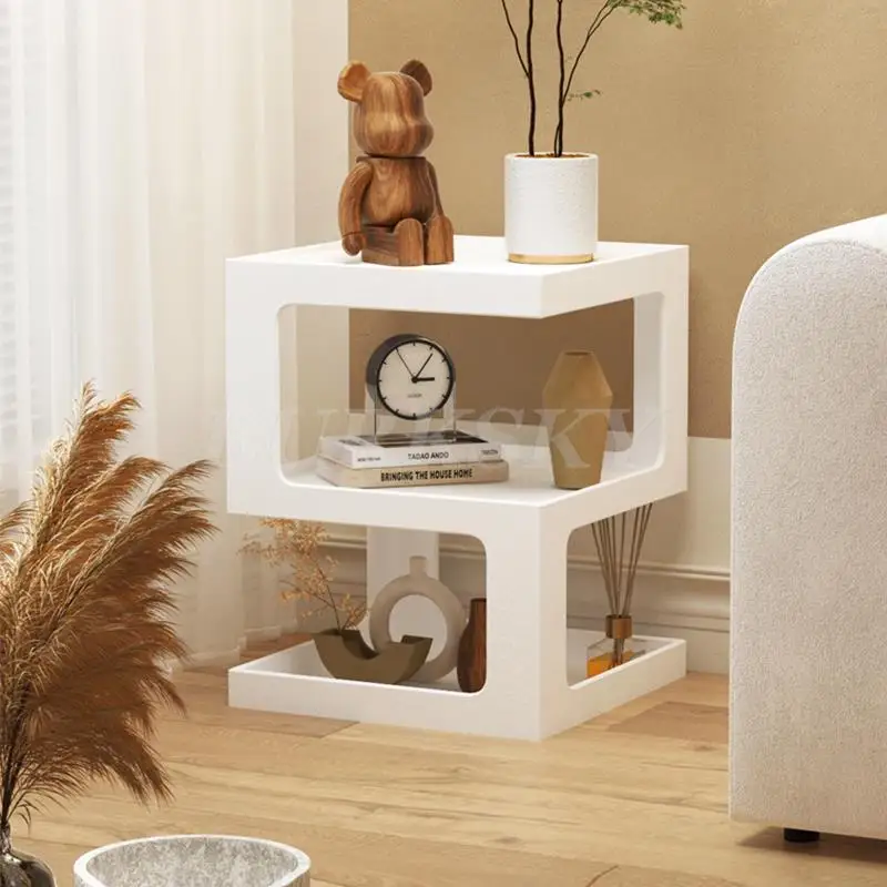 Bedside Table Nightstands Cabinet For Living Room Home Furniture Modern Cabinets Bed Side Storage Locker For The Bedroom - Image 2