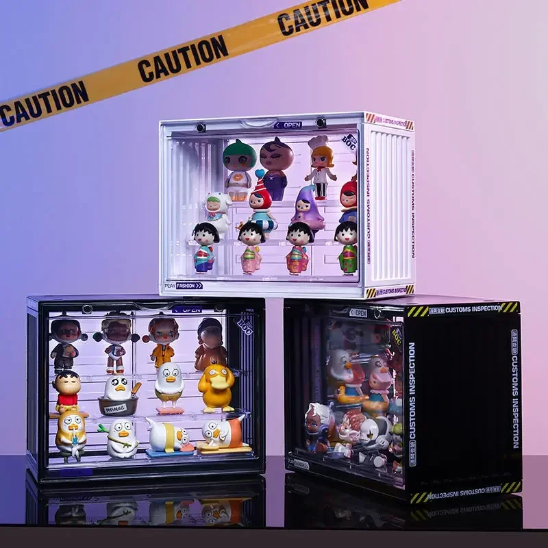 Figures Blind Box Storage Display Stand Dust-proof Container Transparent Acrylic Storage Doll Model Cabinet Upgrade - Image 4