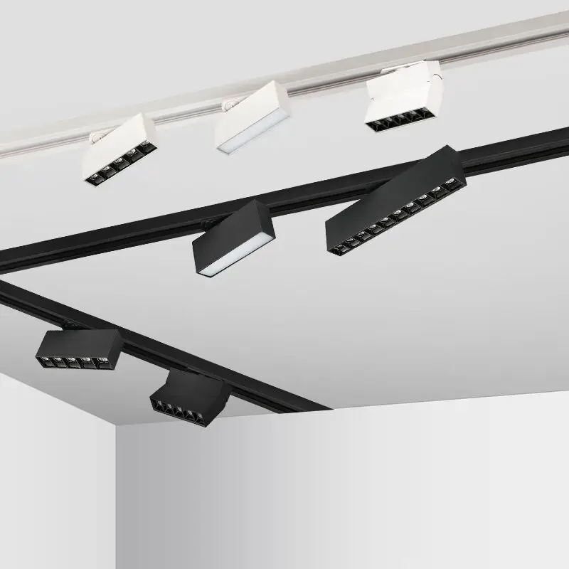 Modern Surface Mounted Track Lights LED Light Track Ceiling System Indoor Track Lighting AC85-265V Spotlight Track Flood Light - Image 2