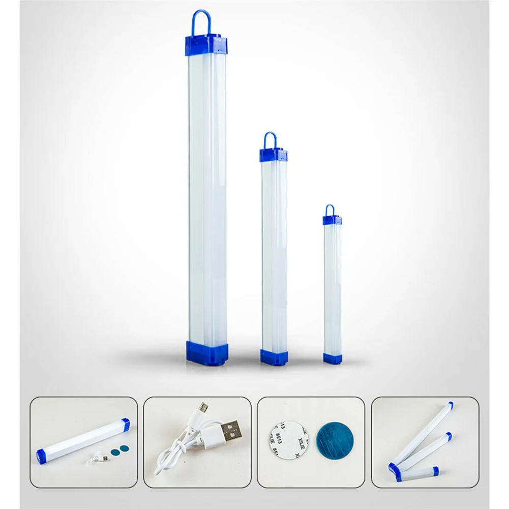 17cm-52cm Led Tube 30w/60w/80w Portable Usb Rechargeable Emergency Light Outdoor Lighting Camping Lamp - Image 3