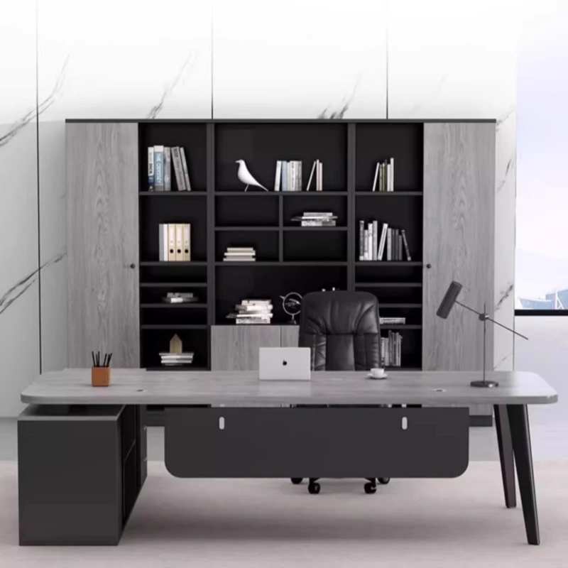 Executive Room Offer Organizer Office Desks Workshop Gaming Computer Reading Conference Bedroom Work Furniture L Shaped Desk - Image 2