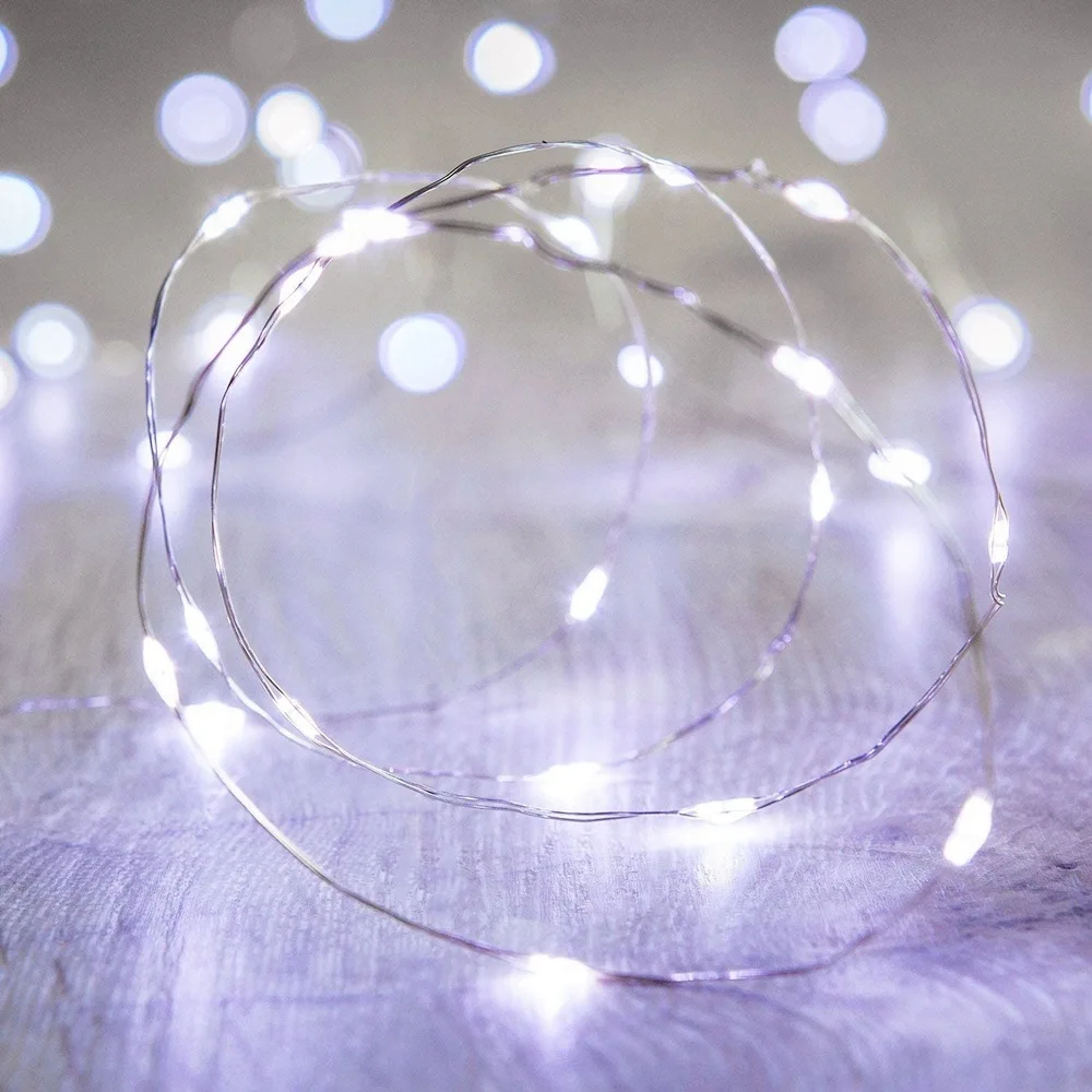 10/20/30M USB LED String Lights Copper Silver Wire Garland Light Waterproof Fairy Lights For Christmas Wedding Party Decoration - Image 3