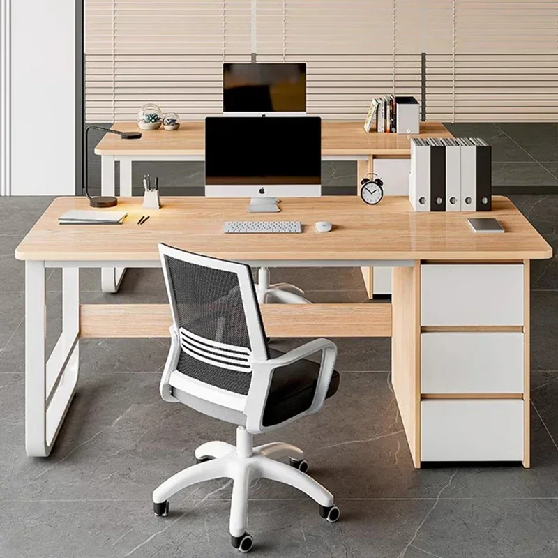 Study Modern Office Desk With Drawers Bedroom Standing Dining Room Computer Writing Desks Wood Gaming Mesa Escritorio Furniture