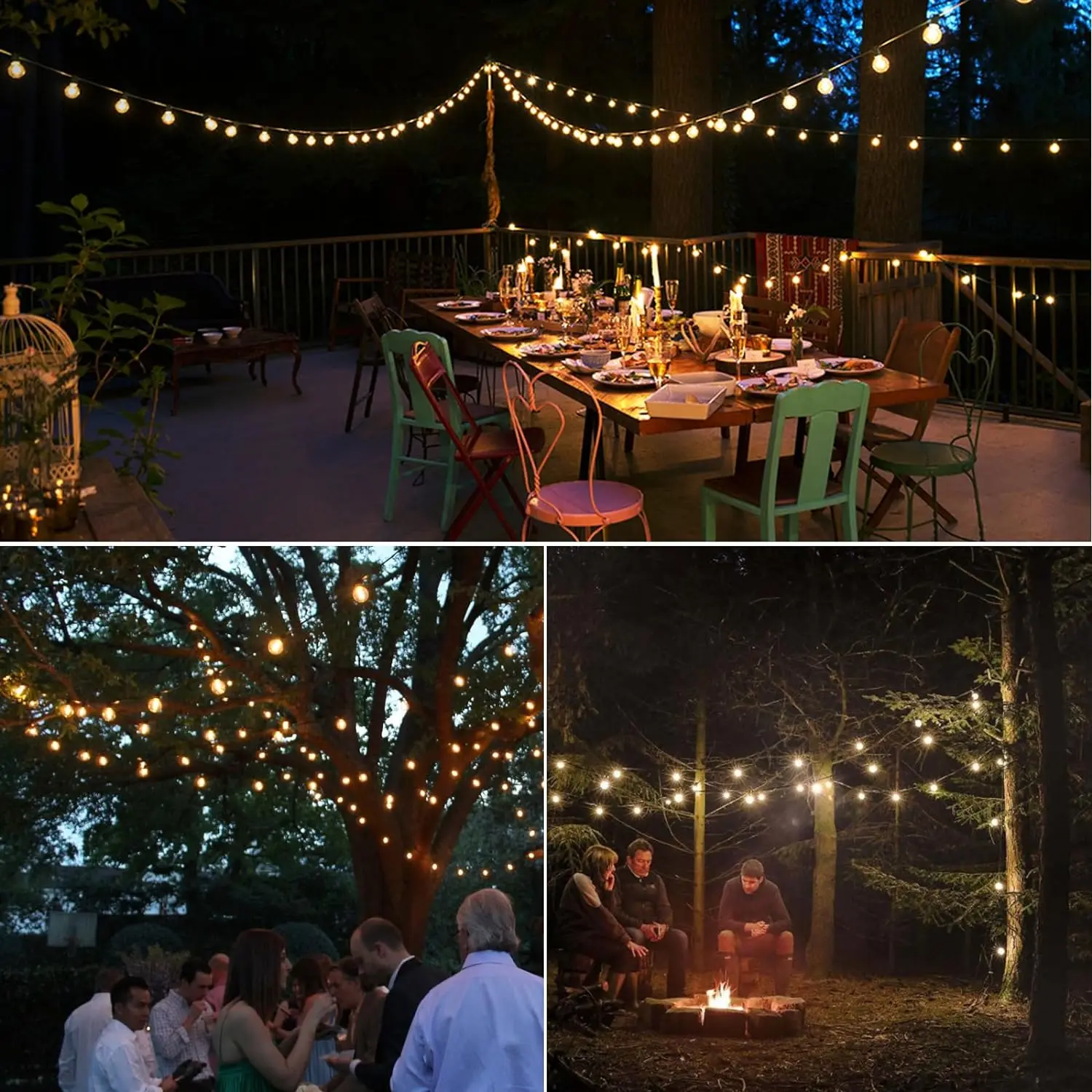 Shatterproof G40 Lights Garland 220V 110V Led String Light E12 Waterproof Connectable Christmas Decoration Outdoor Garden Lights - Image 2