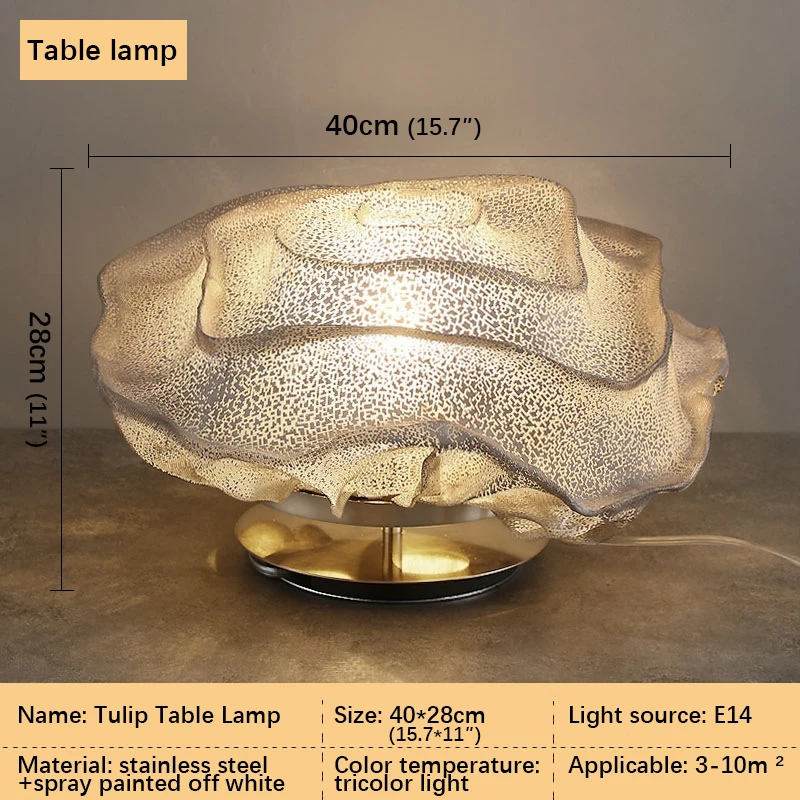 ULANI Nordic Table Lamp Fashionable Modern Living Room Bedroom Creative Tulip Flowers LED Decoration Desk Light - Image 6