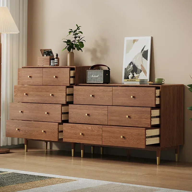 Living Room Storage 6 Drawer Dressers Chest of Drawers Wood Sideboards Designer Originality Organizer Home Furniture Buffet - Image 4