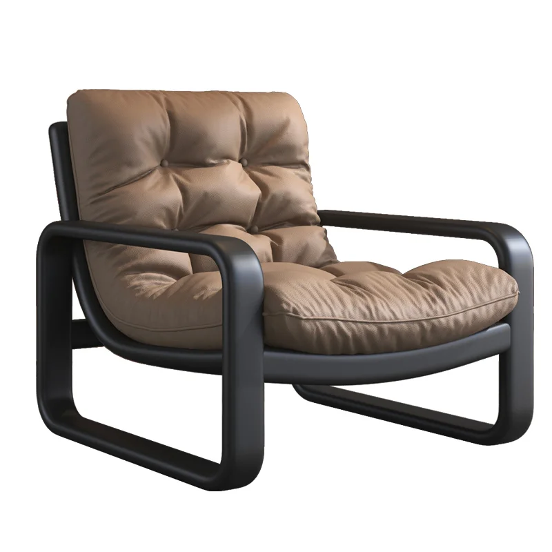 Bedroom Armchair Throne Chair Room Lounge Design Balcony Furniture Cheap Relax Armchairs Leather Wheel Muebles Floor Upholstered - Image 5