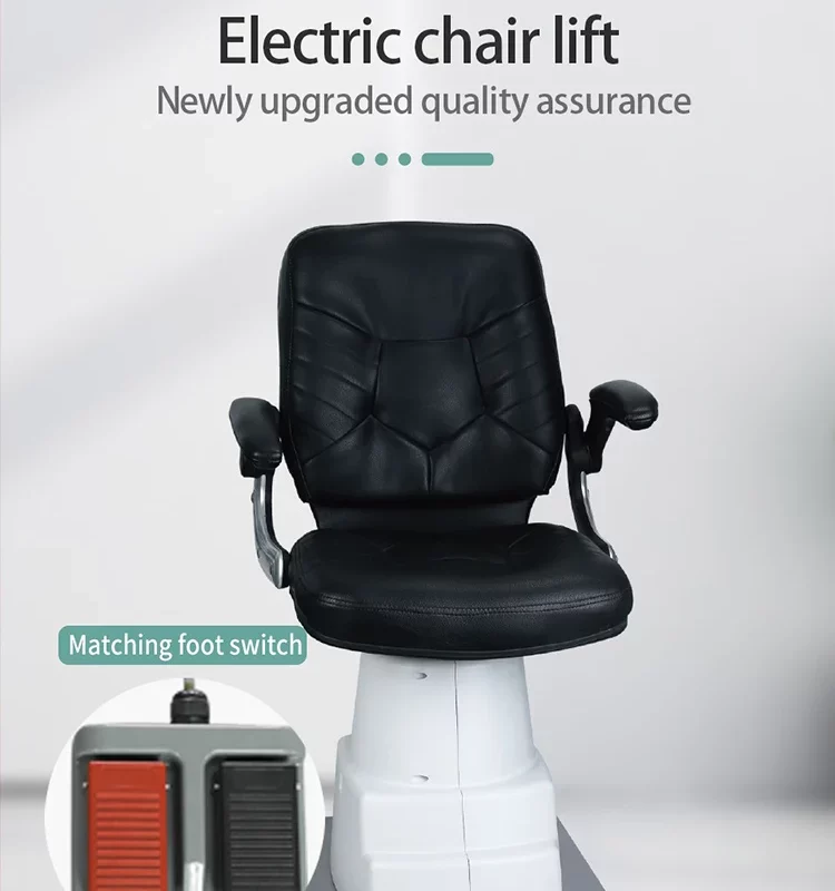 WZ-B Ophthalmic Equipment Electric Lifting Chair Visual Examination Chair Height Adjustable Comfortable Seat Cushion