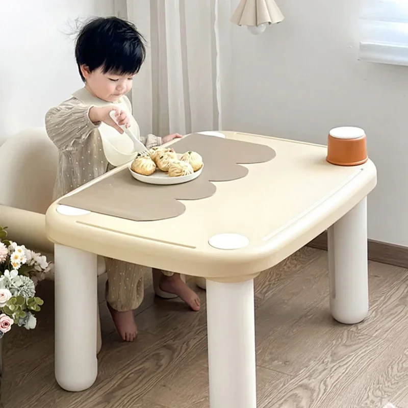 Children Study Desk Table Plastic Kids Set School Furniture Room Desks Girl Kindergarten Classroom Baby Chair Supplies Child - Image 4