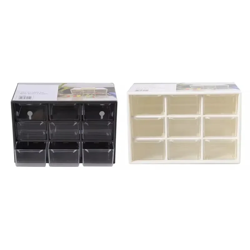Jewelry Storage Box Mini Debris Cabinets Lattice Portable Amall Drawer Sorting Grid Desktop Office Supplies Color Randomly 1pcs - Image 4