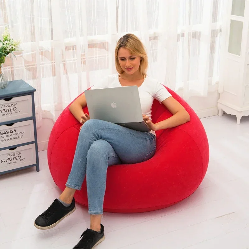 Large Lazy Inflatable Sofa Chairs PVC Lounger Seat Bean Bag Sofas Pouf Puff Couch Tatami Living Room Supply - Image 2