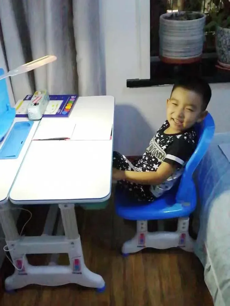 Multifunctional Kid Study Table детский стол Ergonomic Children Homework Desk Student Adjustable Desk - Image 3