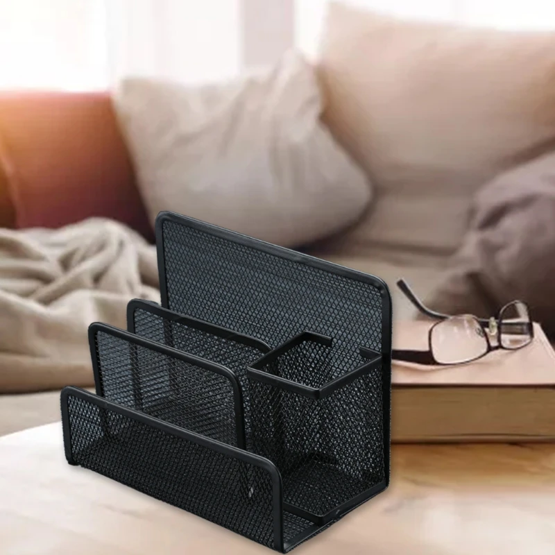 Brochure, Literature, File Storage Organizer for Desktop for Document Envelope Pen Holder +Multi-Layer File Holder - Image 2