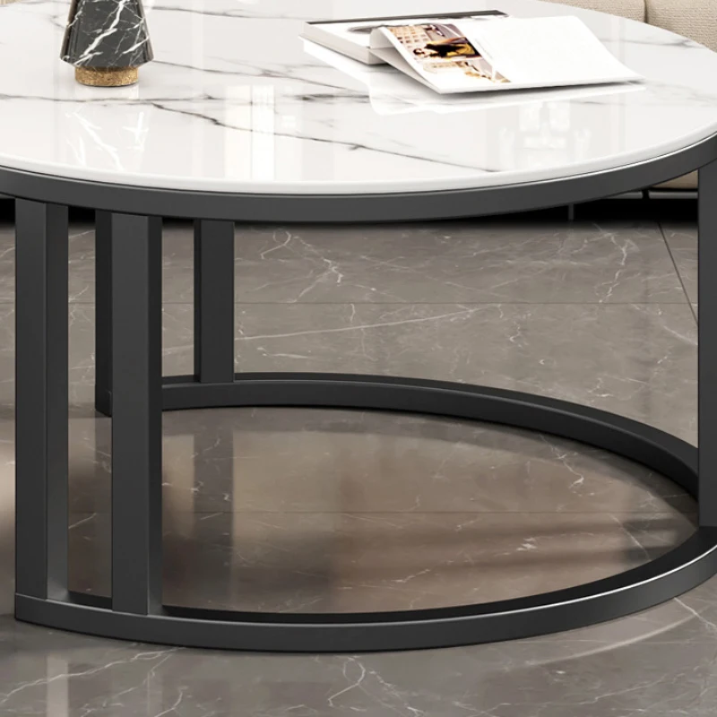 Modern Nordic Center Table Coffee White Makeup Dining Accent Table Living Room Mobile Tavolo Soggiorno Unique Furniture CY50CT - Image 3