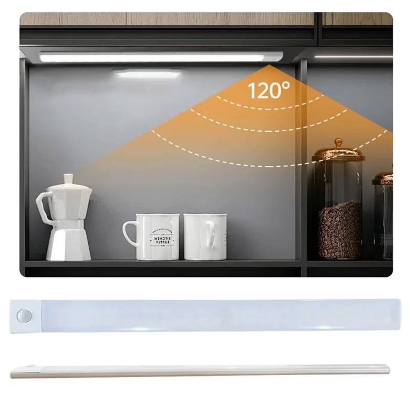 Ultra-thin smart night Lights Motion Sensor night light Wireless Under Cabinet Lights For Kitchen Closet Cabinet Lighting