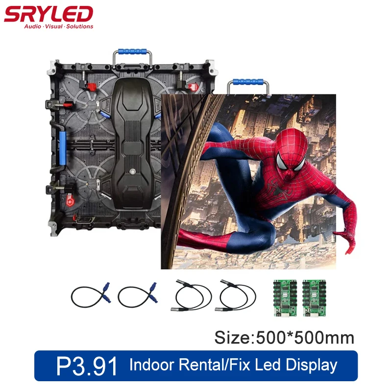 Rental 2mx1m Indoor Rental LED Video Wall Turnkey Solution P3.9 500x500mm LED Display Screen Stage Background For Church Event - Image 4