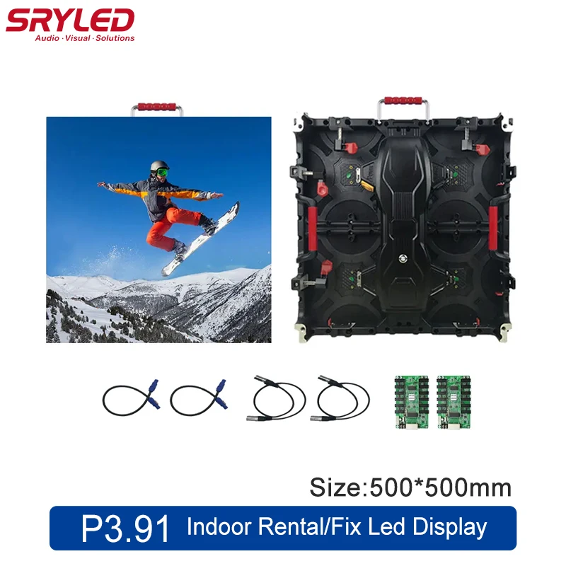 Rental 2mx1m Indoor Rental LED Video Wall Turnkey Solution P3.9 500x500mm LED Display Screen Stage Background For Church Event - Image 6