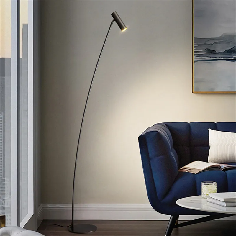 Nordic minimalist floor lamp Led Adjustable spotlight Living Room Sofa Bedroom Bedside Light Study Home standing reading lamp - Image 4