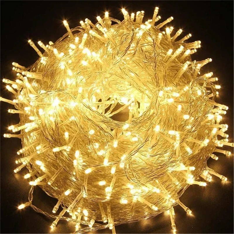 Outdoor LED String Lights Garland 110/220V 10-100M Waterproof Fairy Light Christmas Wedding Party Holiday Gardening Decoration - Image 3