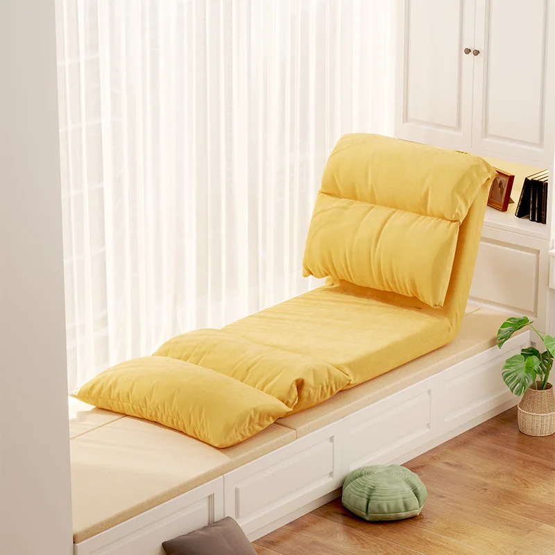Lazy sofa, tatami balcony, single person can lie down, sleep with bay window, sofa bed, foldable bed, backrest, and chair