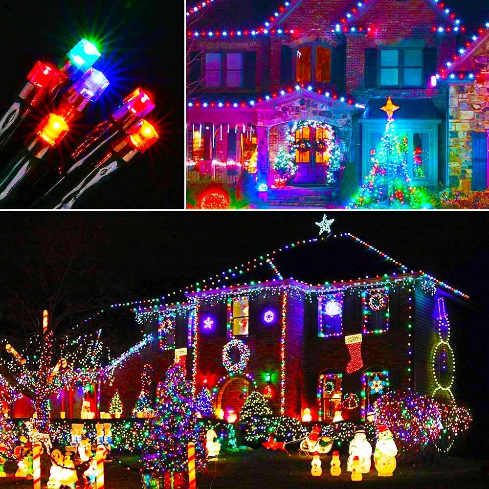 Solar Powered LED String Lights Outdoor Waterproof Fairy Lights String Solar Garland for Patio Wedding Christmas Garden Light - Image 4