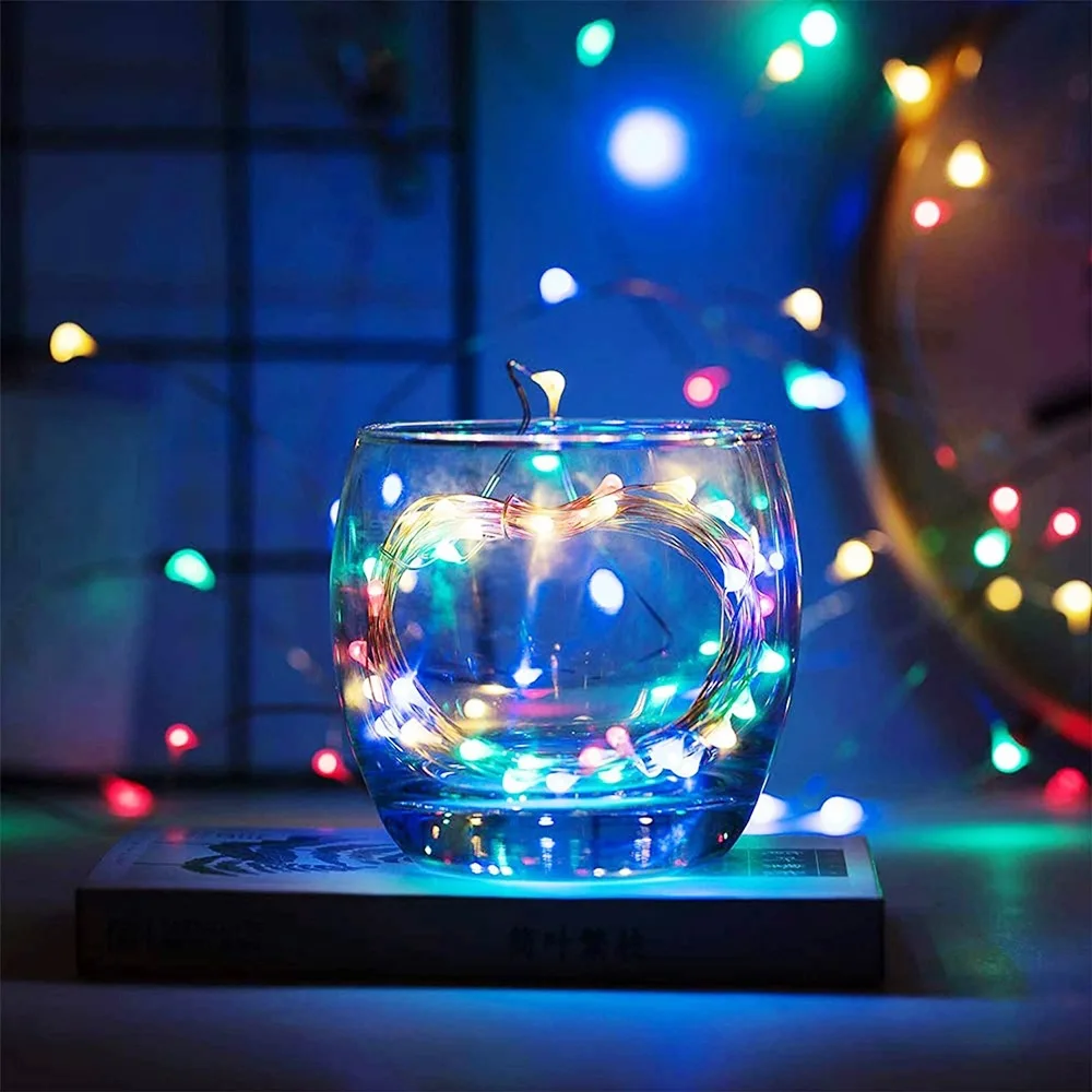 10/20/30M USB LED String Lights Copper Silver Wire Garland Light Waterproof Fairy Lights For Christmas Wedding Party Decoration - Image 4
