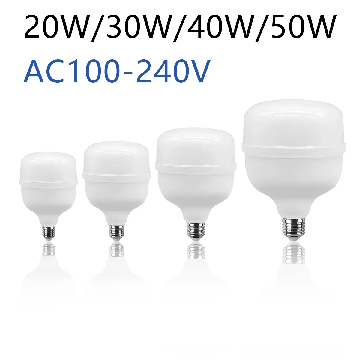 LED Bulb AC 110V 220V E27 LED lamp 20W 30W 40W 50W Lampada LED Light Bombilla Spotlight Lighting Lamp for home derection
