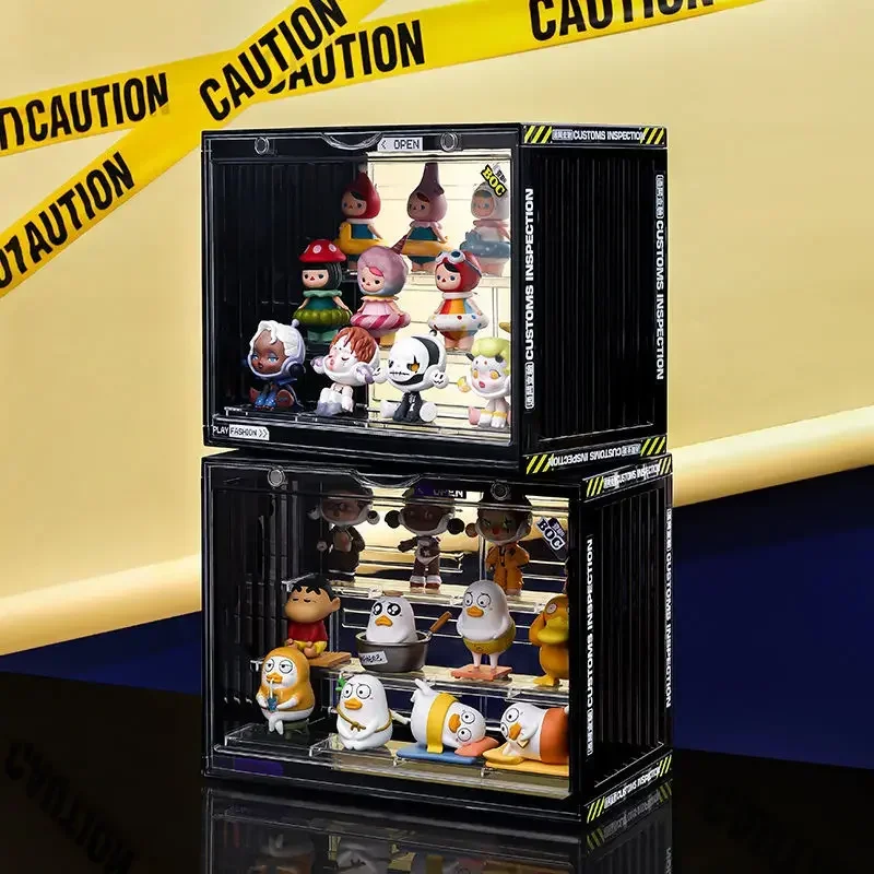 Figures Blind Box Storage Display Stand Dust-proof Container Transparent Acrylic Storage Doll Model Cabinet Upgrade - Image 6
