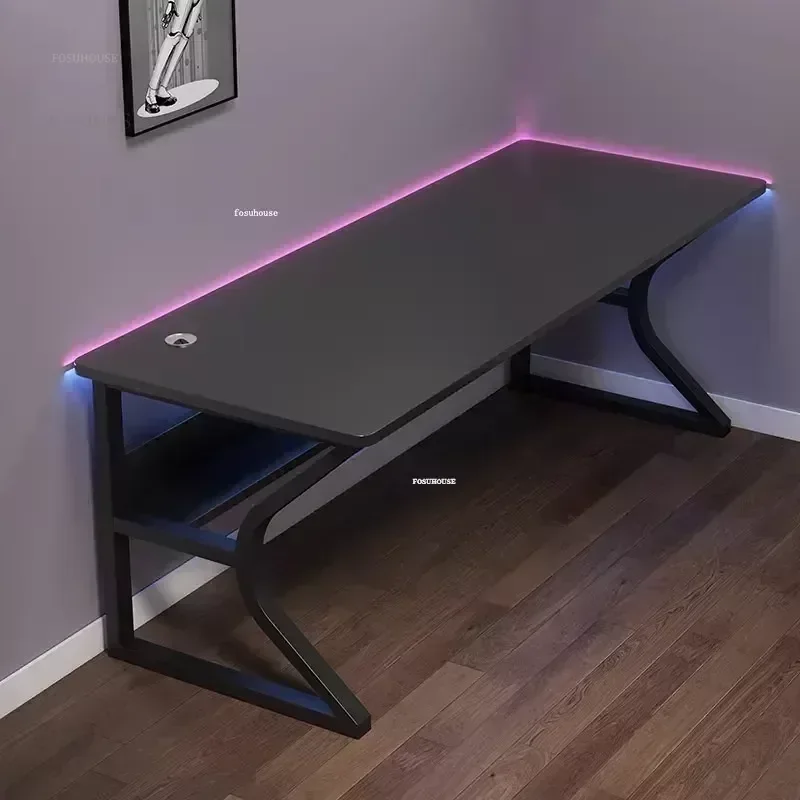 Home Bedroom Workbench Gaming Tables Simple Dormitory Desktop Computer Desks Office Furniture Student Study Writing PC Desk GM - Image 4