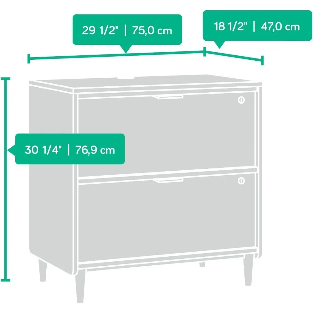 File Wood Cabinet Grand Walnut Finish 5-tier Chest of Drawers With Wheels Desk Filing Cabinet Vinyl Stand - Image 3