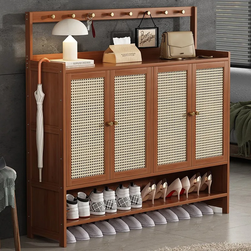 Save Space Shoe Cabinet Household Door Multi-layer Shoe Rack Simple Dustproof Entrance Storage Shoe Rack 신발장 입구 신발장