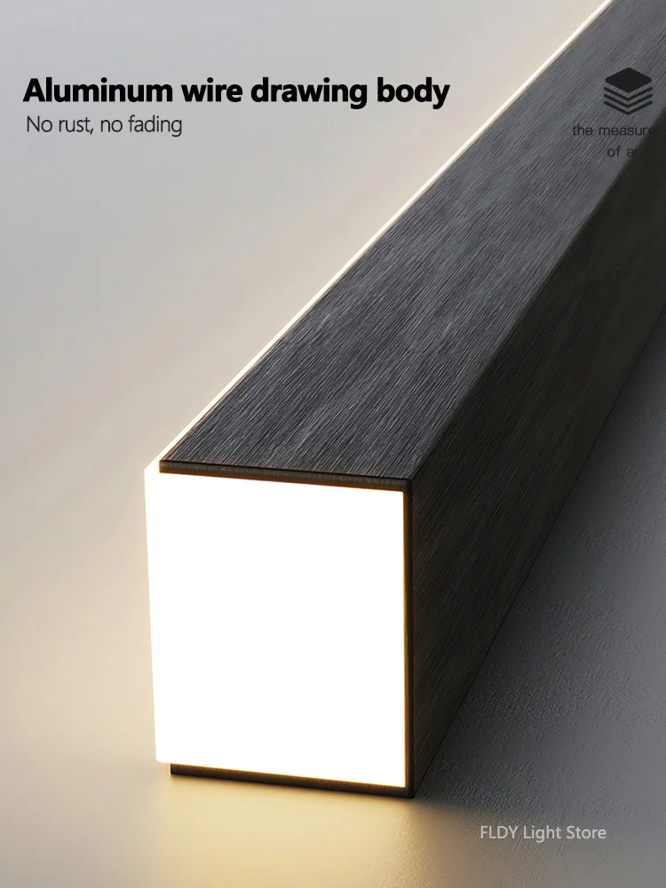 Designer restaurant chandelier 2024 new modern simple dining table lamp Italian minimalist home decoration bar one-line light - Image 6