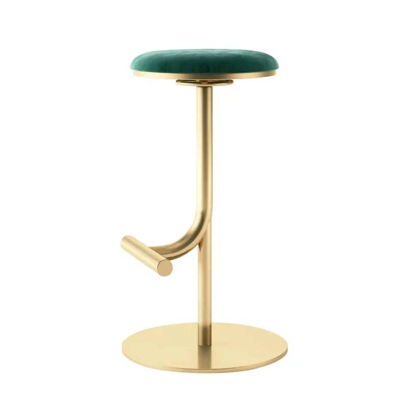 Quality Nordic Light Luxury Lifting Bar Chair American Ins Web Celebrity Milk Tea Shop High Chair Home Front Desk Round Stool - Image 5