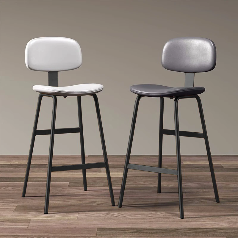 Living Room European Bar Chair Leather Art Luxury Design Garden Bar Stool Outdoor Office Taburetes Altos Cocina Home Furniture - Image 3