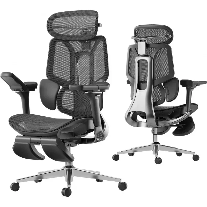 Ergonomic Lift Office Chair with Lumbar Support, Household Gaming Esports Chair Household Computer Chair