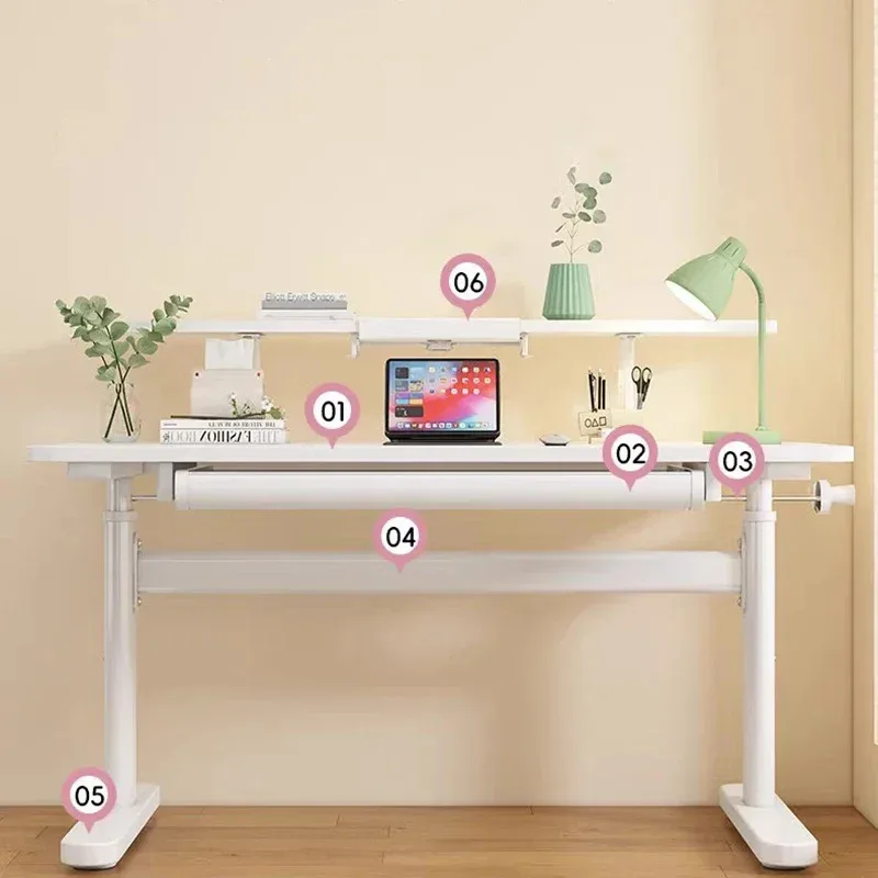 Children Desk School Tables Child Kids Table Set Room Angle Adjustable Boy Furniture Supplies Study Desks Girl Chairs Chair - Image 6