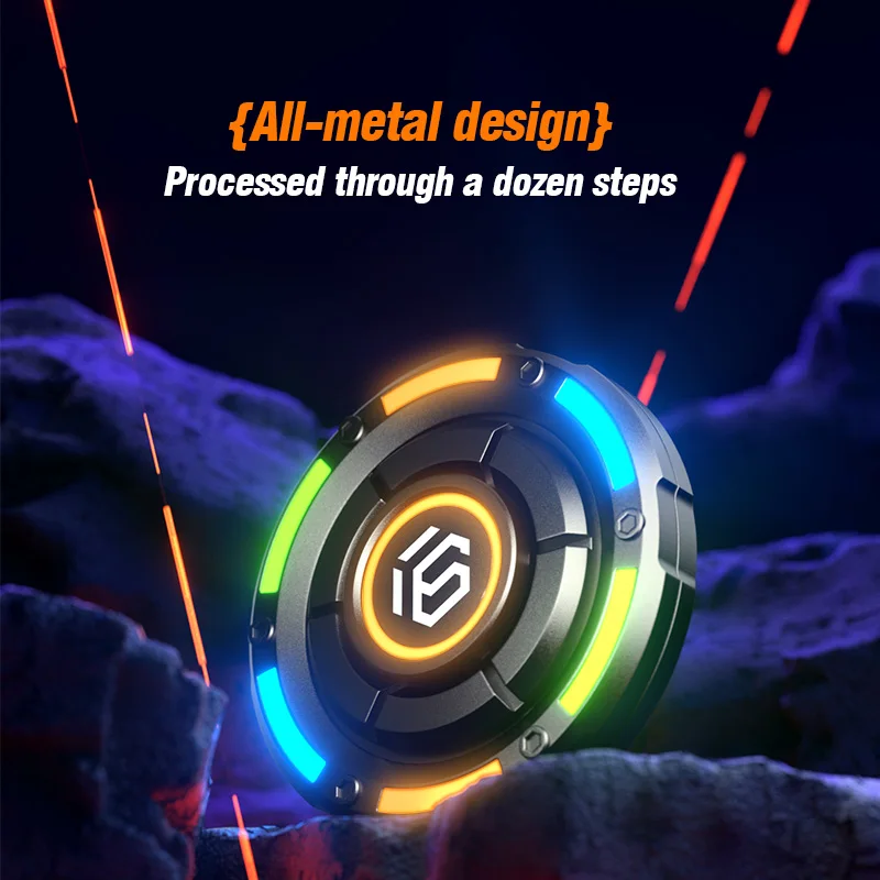 Fidget Spinner Papa Coin Push Card Stress Reliever Toys Metal Fingertip Gyroscope Spinning Top Desk EDC for Adults Kids Gift - Image 4