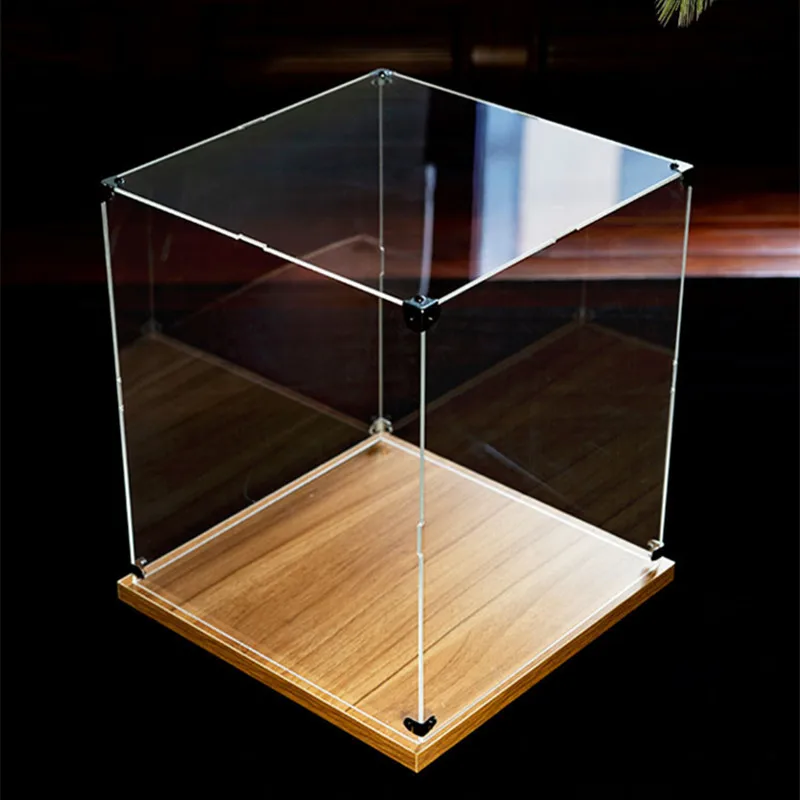 Customizable Acrylic Display Cabinet Action Figure Storage Box Building Block Model Display Case Clear Dustproof Display Box