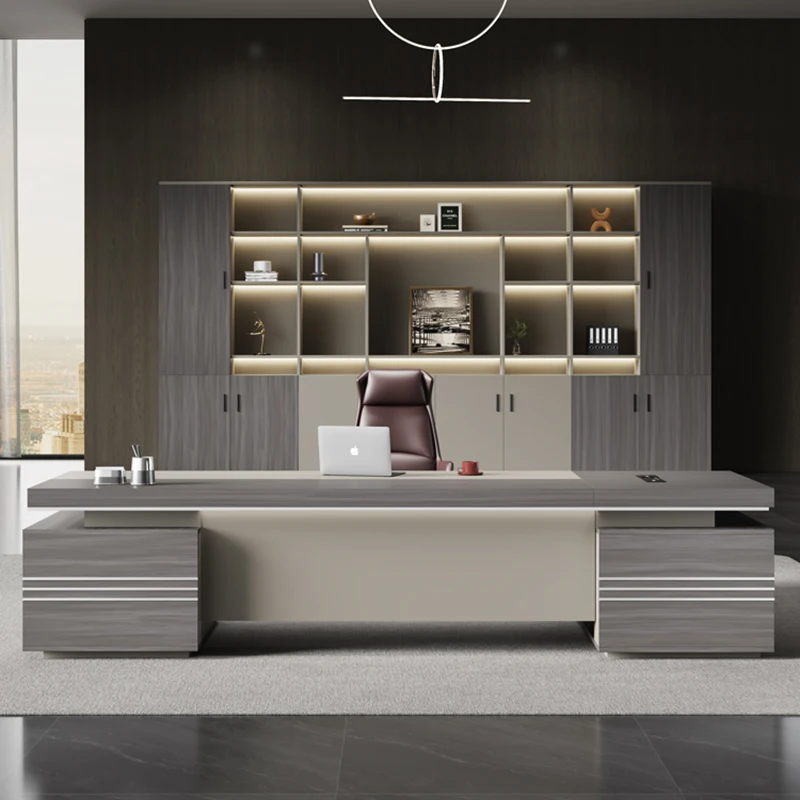 Multifunction Home Furniture Desk Office Work Computer Offices Executive Conference Writing Reception Computadora Room Modern - Image 3