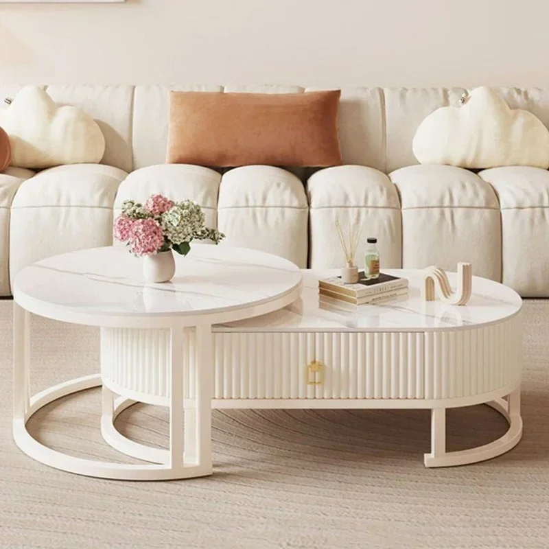 Accent Coffee Table Designer Stands Small Modern Table Console Salon Living Room Mobile Mesa De Centro De Sala Home Furniture - Image 2