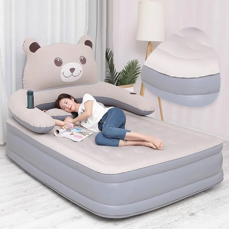 Bedroom Children Bed Full Double Queen Inflatable Design Space Saving Massage Modern Bed Sleeping Camas De Casal Home Furniture - Image 4