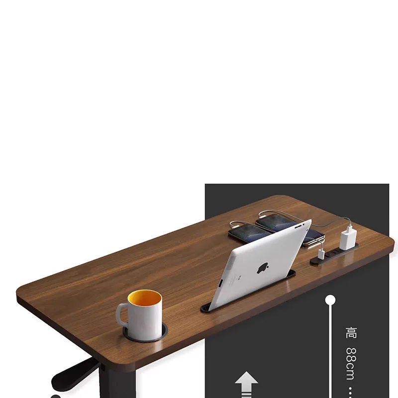 Bedside Movable Lifting Desktop Office Desks Computer Table Folding Bed Learning Desk Organizer Bureau 컴퓨터책상 Office Furniture AA - Image 6