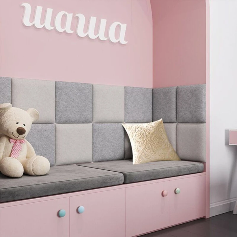 Bed Headboards Soft Wall Panels Anti-Collision Self-Adhesive Morden Bedroom Furniture Tatami Decor Stickers Tete De Lit Cabecero - Image 5